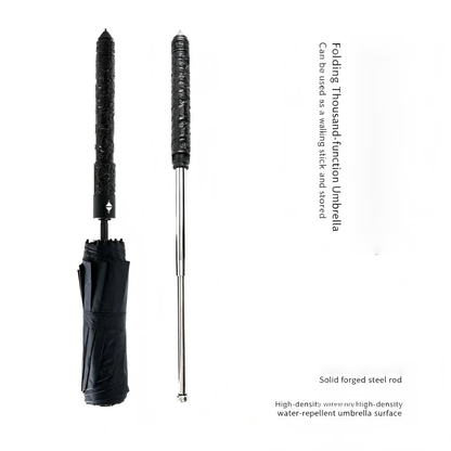 Outdoors Mult Funtional Umbrella inside Extendable Baton Defensive